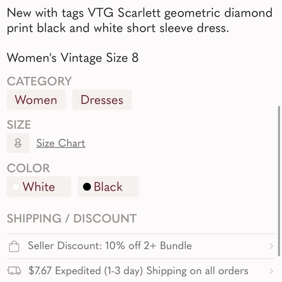 𝅺deadstock NEW Vintage NWT wiggle harlequin dress checkerboard VTG retro pinup - Picture 7 of 7